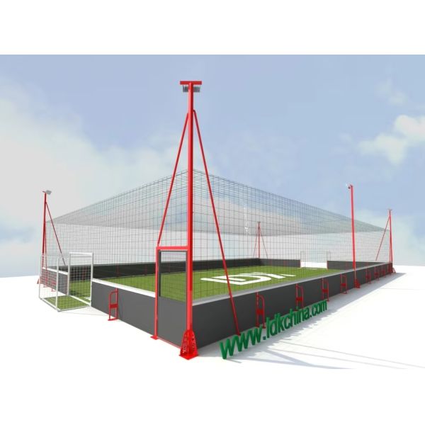 Equipo de entrenamiento de fútbol de gimnasio portátil Cajera de fútbol modular Gol de fútbol 1.2m X 0.8m Tamaño del campo personalizable