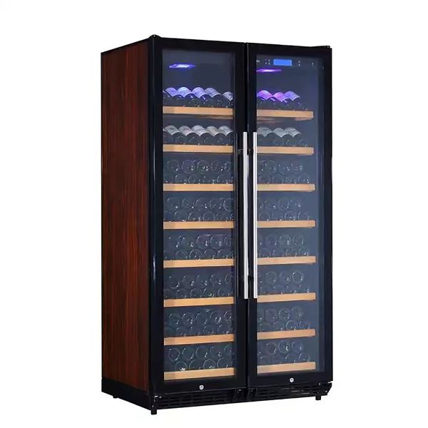 Wine Cooler Cabinet Stainless Steel Fridge with Digital Temperature Control Wine Cooler Cabinet Stainless Steel Fridge With Digital Temperature Control