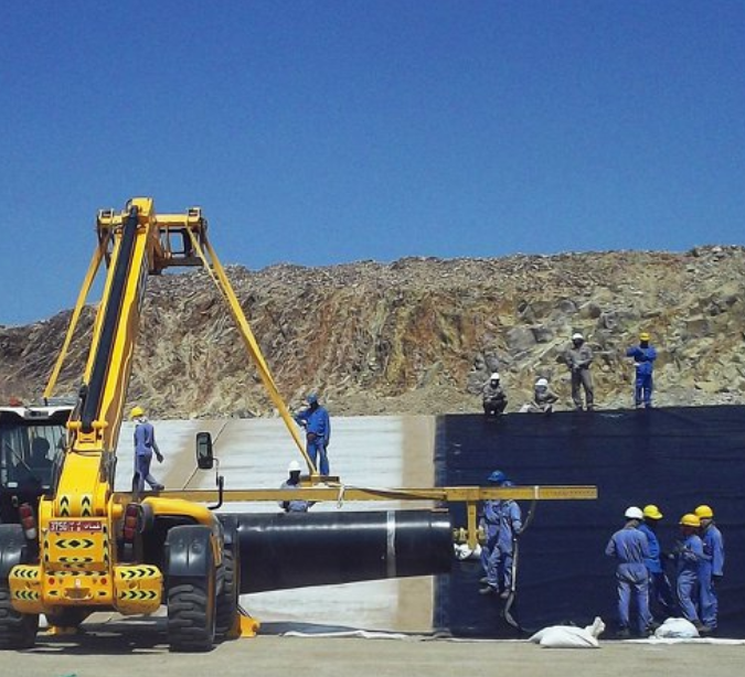 Южная Африка Дам Лайнер Промышленный дизайн стиль HDPE геомембраны по доступным ценам