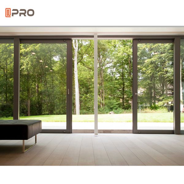 Glass UPVC Windows Plastic Sliding Doors For Balcony Australian Standard