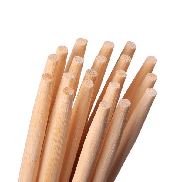 Eco-Friendly Round Bamboo Disposable Chopsticks with Accepted Customer's Logo and 100% Natural Bamboo Material