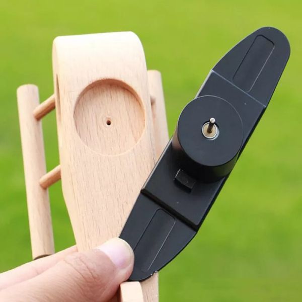 Juguetes educativos decorativos hechos a mano con energía solar, regalos promocionales, modelo de avión de madera