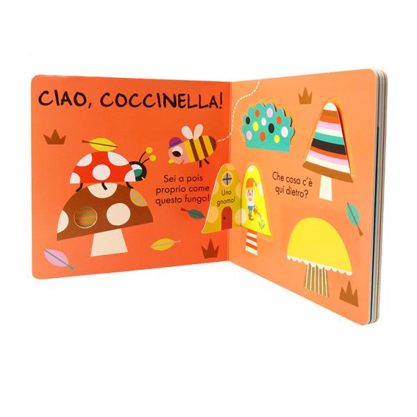 Environmental Ink Printing Educational Playing Cards Flip Flap Book For Kids