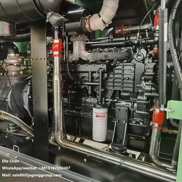 Diesel Engine Portable Screw Air Compressor KSZJ-18/17 195KW For KW180 Water Well Drilling Mahnie
