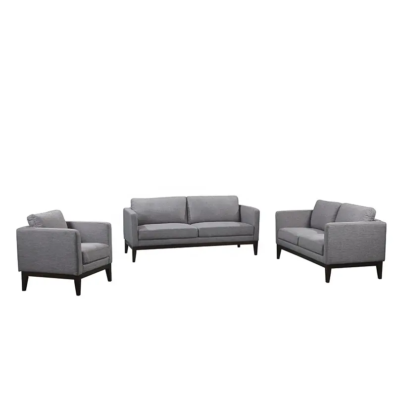 Fabric Antiwear Living Room Sofa Set , Multifunctional Modern Commercial Sofa