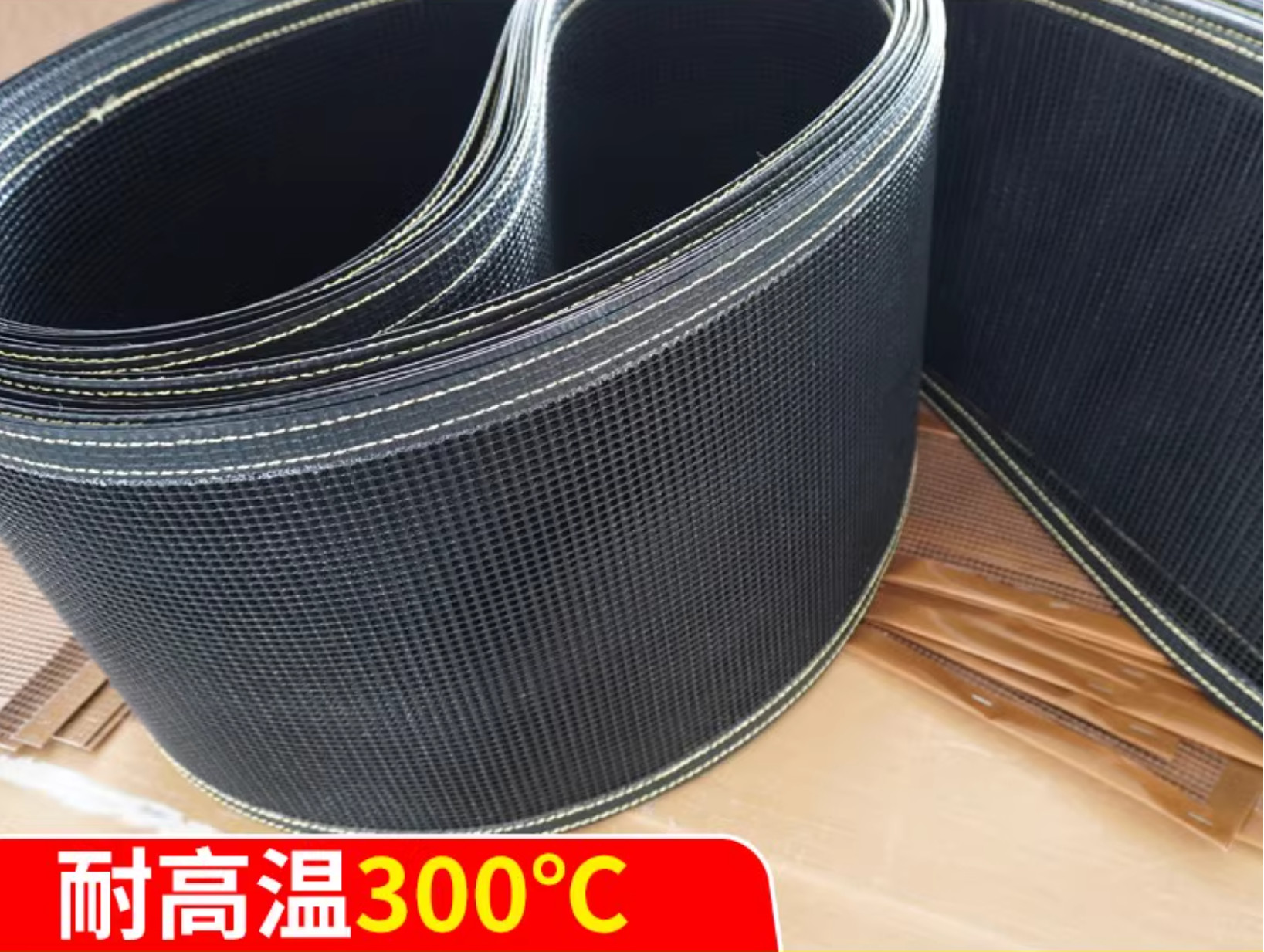 Up To 260°C Temperature Resistant Non-Stick PTFE Mesh Belt Microwave Safe for Industrial Applications
