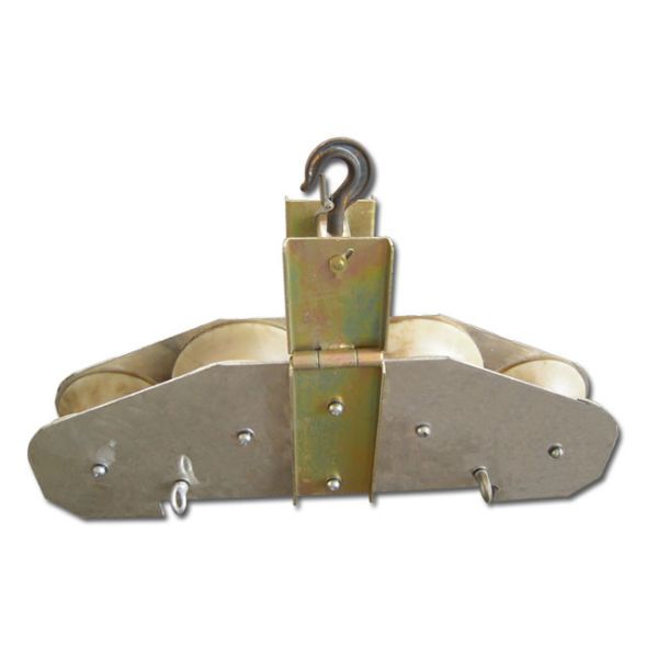 Блок шкива веревочки провода кабеля колеса 4 нейлонов, провод толщины 80мм вытягивая блоки