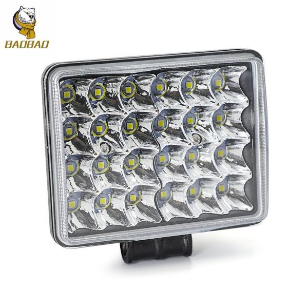 80V 48W White 24LED 4inch LED Work Light Bars For Truck Car