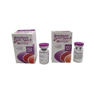 Toxina Botulinum de Botox 100iu 150iu da face lift dos cuidados com a pele para enrugamentos