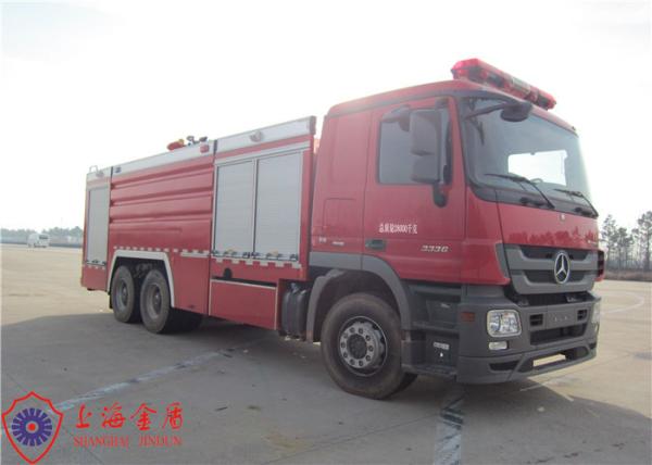 O carro de bombeiros importado do petroleiro da água da movimentação do chassi 6x4 carregou a espuma da água 12000kg
