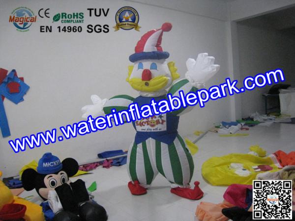 Oxford Fabric Advertising Inflatable Cartoon Characters Moving Vivid