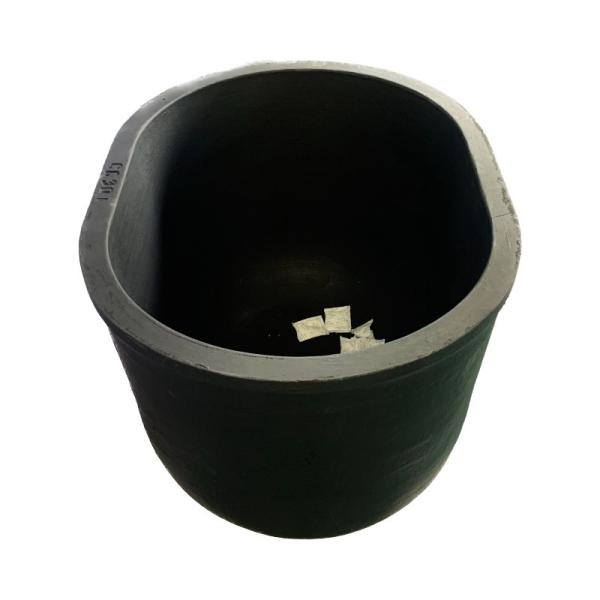 High Melting Point Oval Crucible Isostatic Pressing Silicon Carbide Crucible
