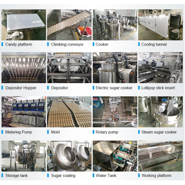High Productivity Gum Machines for JELLY Production Line / Chewing Gum Making Machine