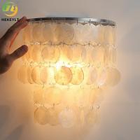 Lâmpada simples nórdica do corredor da cabeceira do quarto de Shell Wall Lamp Living Room