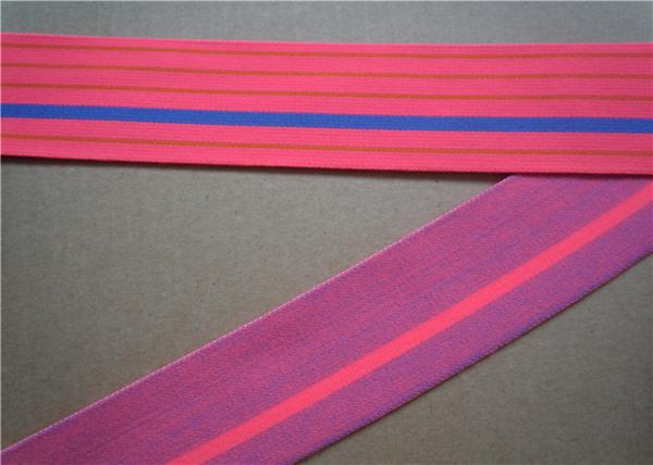 Dying Heavy Duty Elastic Webbing For Furniture , Hammock Webbing Straps for garment