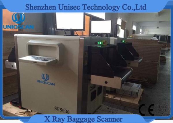 Airport Metro Inspection Dual Energy X Ray Luggage Scanner 500×500mm
