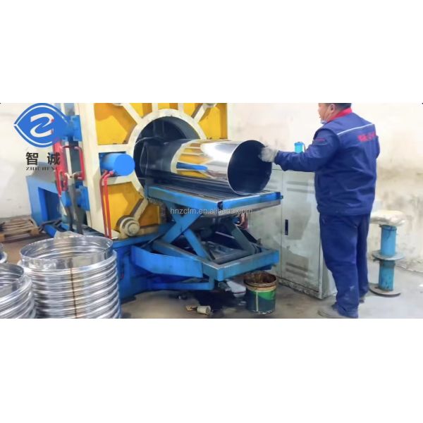 SS304 Фланцевое соединение гофрированного металлического шланга из нержавеющей стали для резервуара парового кондиционирования воздуха DN32 DN3000 мм