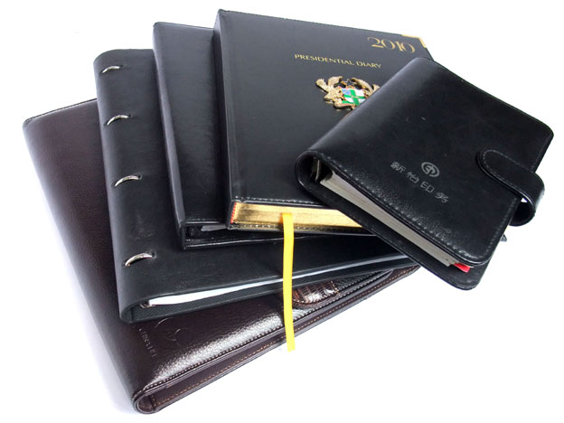 OEM PU Cover Spiral Custom Notepad Printing with ISO14001:2004, SGS-COC-007396