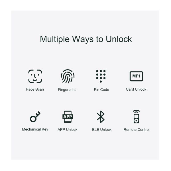 Liliwise Security Tuya Wifi Cerradura Inteligente Electronic Smart Locks Fingerprint Keyless Ttlock Digital Door Smart Lock