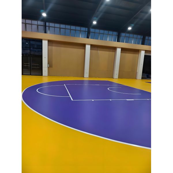 Silicone PU Sports Flooring ITF Certified Polyurethane Sports Flooring 3mm - 8mm