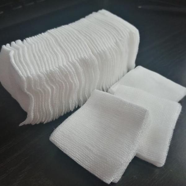 4 Ply 2X2 Inch White Absorbent Gauze Swab 100PCS Pack Wound Care