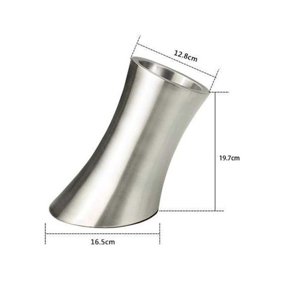 Нержавеющая сталь пиво бутылка для вина охладитель шампанское ледяное ведро можно охладитель охладитель охладитель ведро