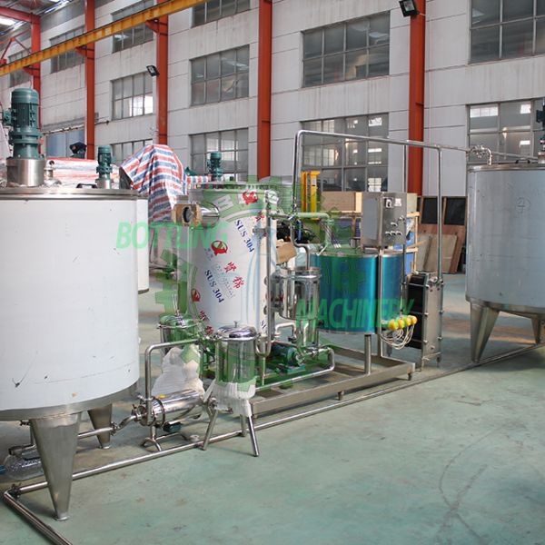 Fruit Crusher Juice Extractor Presser Mixing Processing Plant For Juice Bottling Line