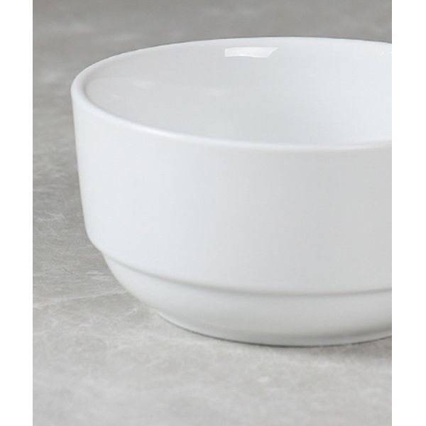 OEM Scratch Resistant Salad Porcelain Bowls Oven Safe 11.5cm*5.7cm