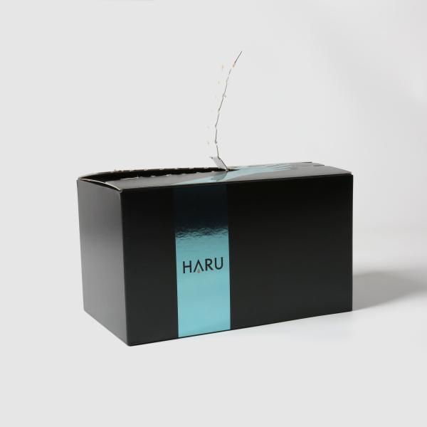 Boîte de livraison en carton noir de luxe, imprimer le logo de l' entreprise Boîte à fermeture à glissière pour le savon