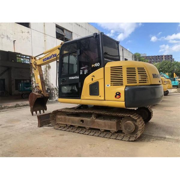 Excavadora japonesa original de segunda mano Komatsu PC60-8 de 6 toneladas para la venta