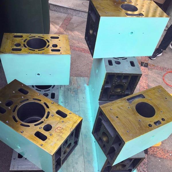 TANABE H-264 Cylinder Block S4-8424-45 Marine Air Compressor Parts