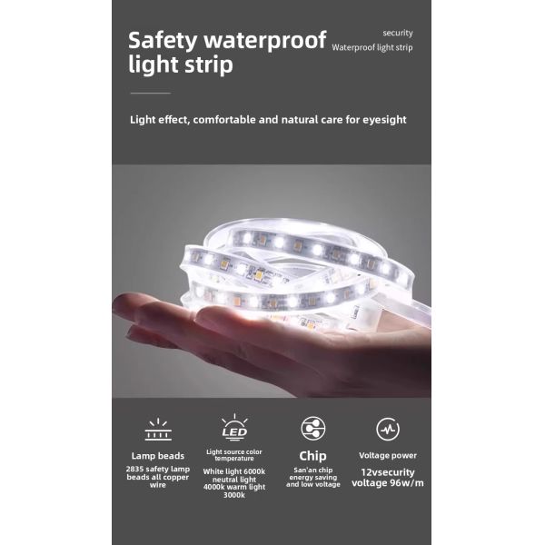 High-End Bathroom LED Mirror for Hotels - Unique Water Drop Design, Anti-Fog, Waterproof, Wall Mounted