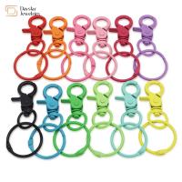 Llavero con cierre de pinza de langosta de Metal, llaveros giratorios para llaveros Diy, bolsos de juguete, monederos