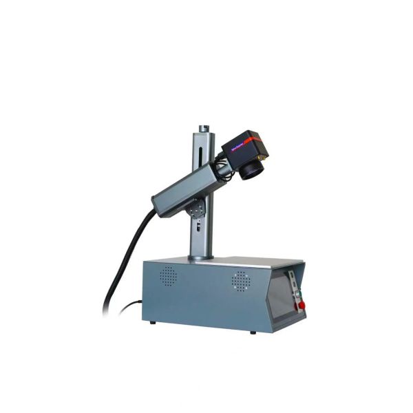 Mini Tabletop Fiber Laser Engraving Equipment in Production Line