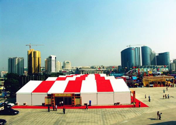 Clear Span Custom Made Trade Show Displays Tents , Outdoor Trade Show Display Tents