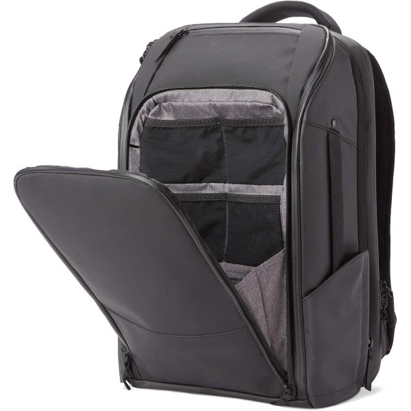 Sac à dos de voyage pour adultes en extérieur élargi Grandes tailles Noir 20L résistant à l' eau