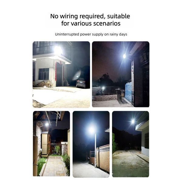 LED Solar Street Light With IP66 Weather Resistant for Residential Complexes