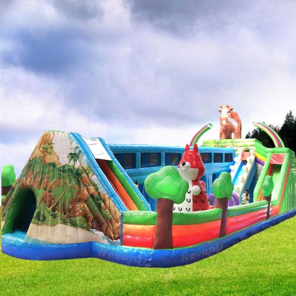 2024 Innovations Giant Inflatable Castle Bounce House for Unisex Kids' Entertainment