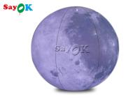 o gigante do PVC 6.6ft de 0.2mm conduziu o balão inflável da luz de lua para a decoração da fase do tema do espaço