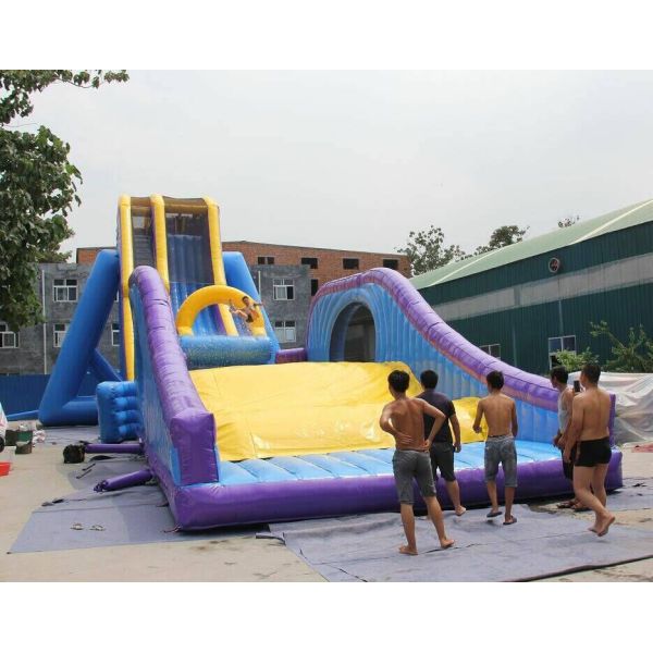 Large Inflatable Drop Kick Slide for Adults PVC Material Personalized Selection