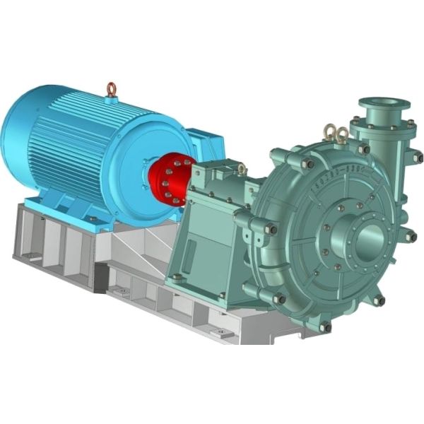 Rustproof Centrifugal Sludge Pump , 55kw Cement Slurry Pump 125ZBD-630