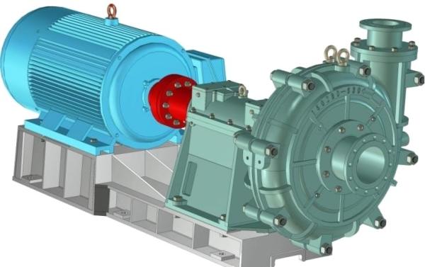 Wearproof Horizontal Slurry Pump For Mining ISO9001 Approved 200ZBD-630