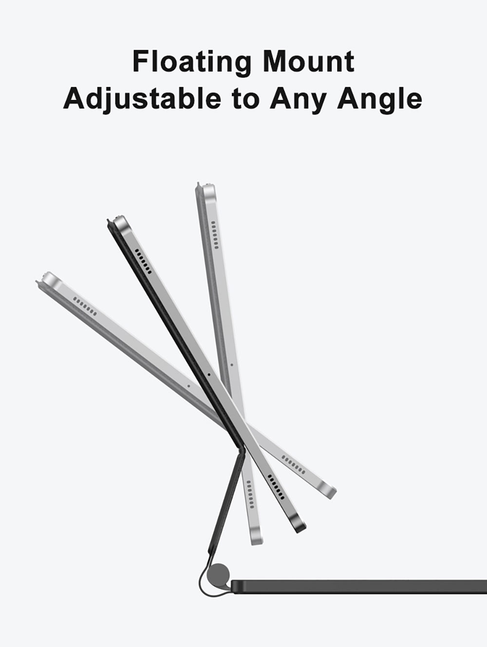 Wholesale BT Magnetic Magic Keyboard Scissor Keys with Digital Power Display for Samsung Galaxy Tab S7+/S8+/S9+/S10+/S7 FE/S9 FE