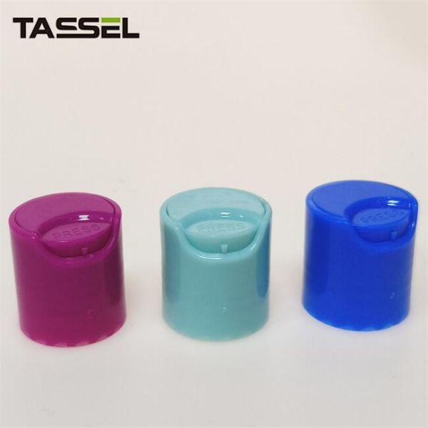 20410 Solid Dark Blue Dispensing Cap Plastic Bottle Cap for Body Lotion