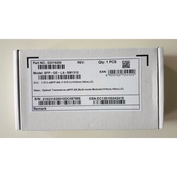 SFP-GE-LX-SM1310 Huawei 1.25G SFP module 10KM