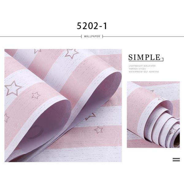 Waterproof PVC Self-Adhesive Wallpaper for Children's Room Design Cartoon Wall Stickers