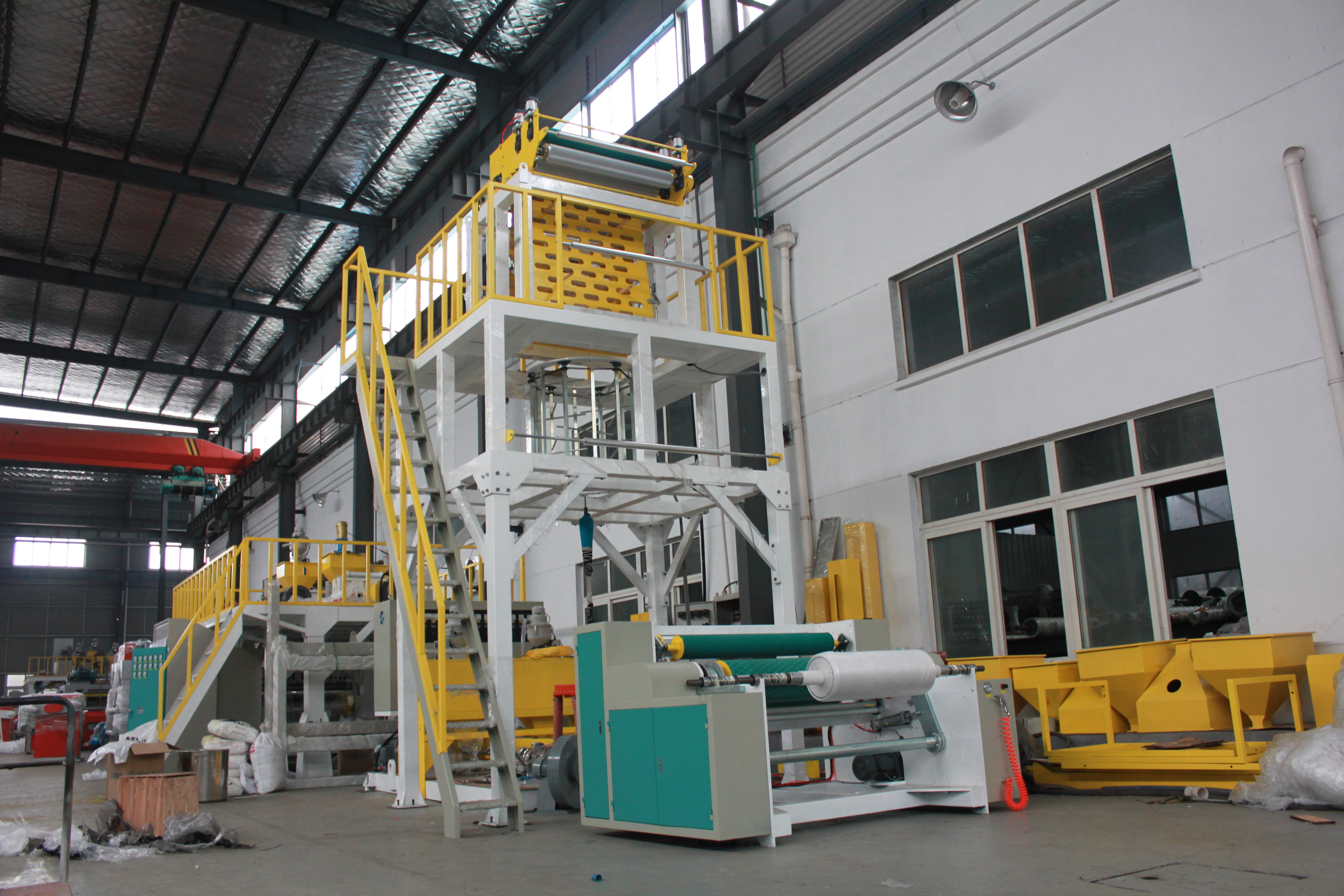ABA Extruding Machine , Double Layer Film Blowing Machine