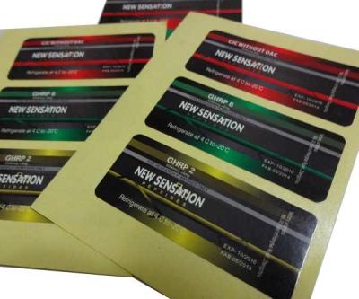 Rótulos de frasco de peptídeos de injeção de GHRP-2 com designs personalizados