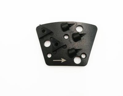 Diamond PCD Trapezoids Scapers For Surface Epoxy And Coatings Removing Used On Blastrac System