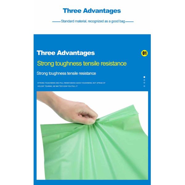 GDCX Cornstarch Mailers Biodegradable Packaging Polymailer Biodegrad Mail Bag Polymailer Mailing Bags Compostable Mailer Bag